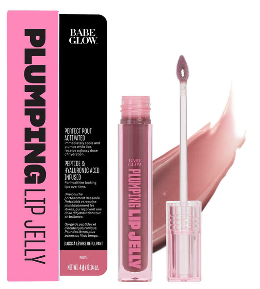 BABE ORIGINAL Glow Plumping Lip Jelly For Thicker Lips - High Shine Lip Gloss for Moisturizing, Hydrating and Soothing Lips
