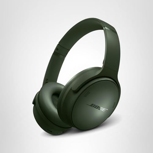 Bose QuietComfort Bluetooth Headphones, Wireless Headphones with Active Over Ear Noise Cancelling and Mic, Deep Bass, Up to 24 Hours of Playtime, Cypress Green - Limited Edition