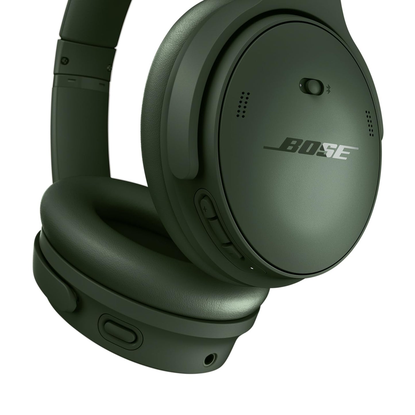 Bose QuietComfort Bluetooth Headphones, Wireless Headphones with Active Over Ear Noise Cancelling and Mic, Deep Bass, Up to 24 Hours of Playtime, Cypress Green - Limited Edition