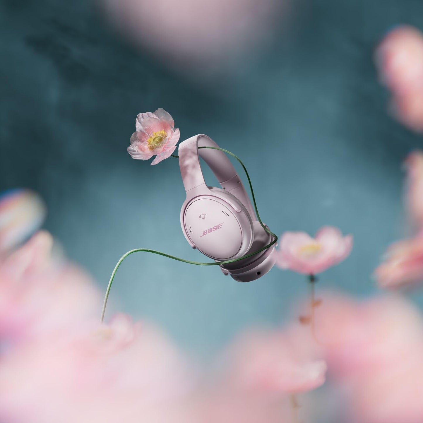 Bose QuietComfort Bluetooth Headphones, Wireless Headphones with Active Over Ear Noise Cancelling and Mic, Deep Bass, Up to 24 Hours of Playtime, Cypress Green - Limited Edition