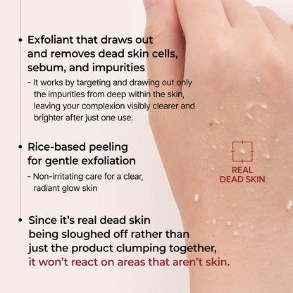Dr.Melaxin Peel Shot Glow Rice Peeling Ampoule 80ml Daily Soft Exfoliating Face and Body Scrub Dead Skin Cells Blackhead Remover for All Skin Types korean skin care
